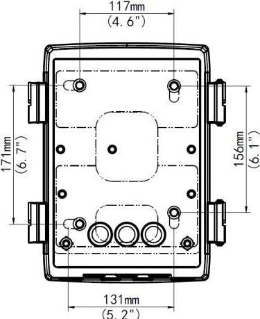 Actual product image Allnet ALL-CAM2498-LEP zbh. Junction Box