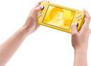 Actual product image Nintendo Switch Lite Yellow - without adapter