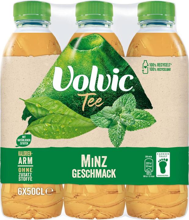 Produktbild Volvic Grüntee Minze (6 x 50 cl)