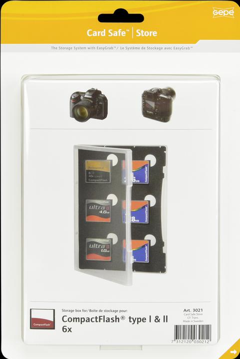 Immagine prodotto Gepe Scheda Safe Store CF trasparente (Coperchio scheda di memoria)
