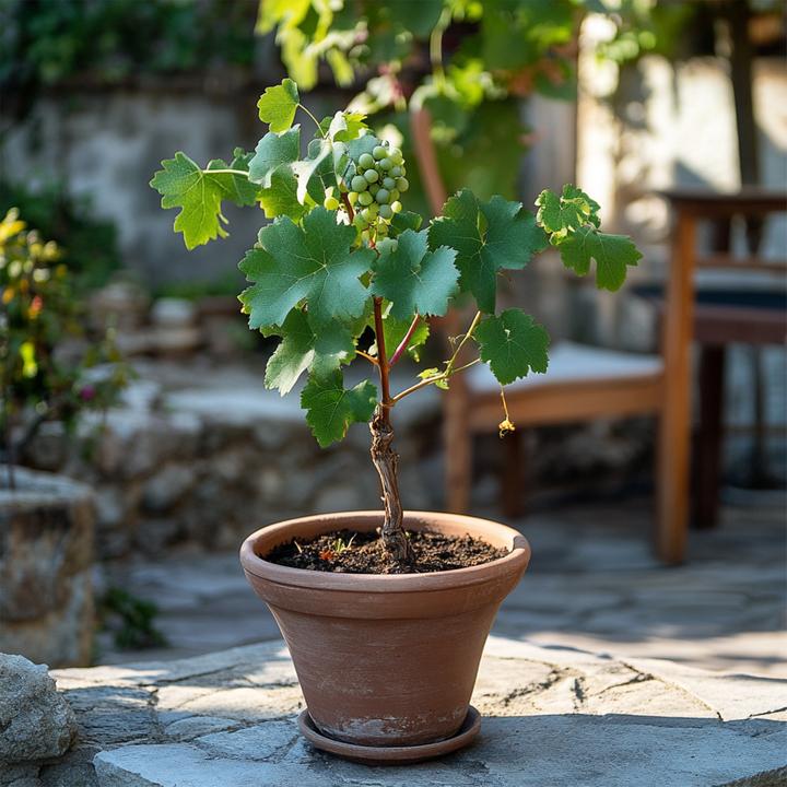 Produktbild Plant in a Box Vitis vinifera 'Chardonnay' - 3er Set Traubenpflanzen (25 cm)