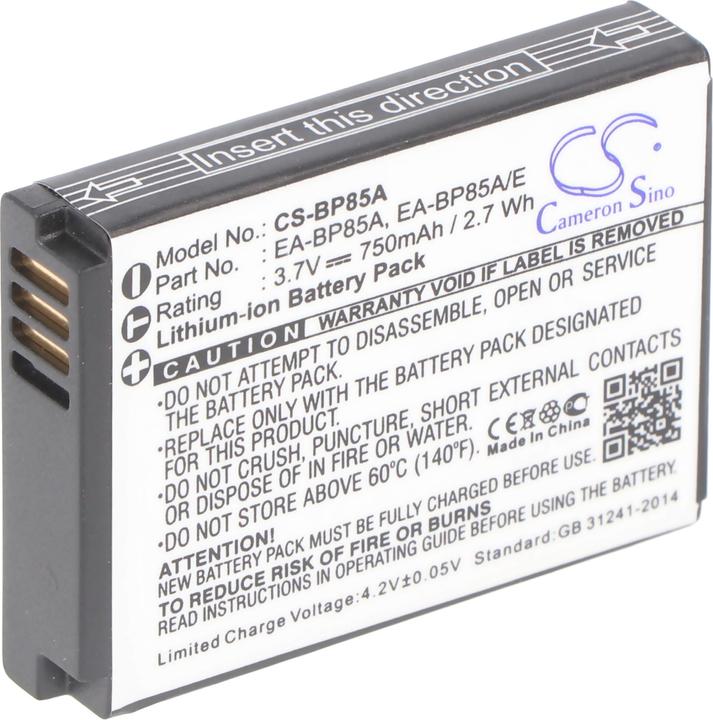 Image du produit Samsung Akku BP-85A, BP85A, PL210, SH100, WB210 (Batterie de l'appareil photo)