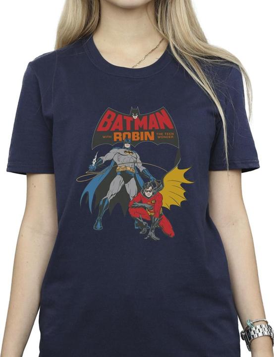 Produktbild Batman und Robin Baumwolle Boyfriend TShirt (XL)