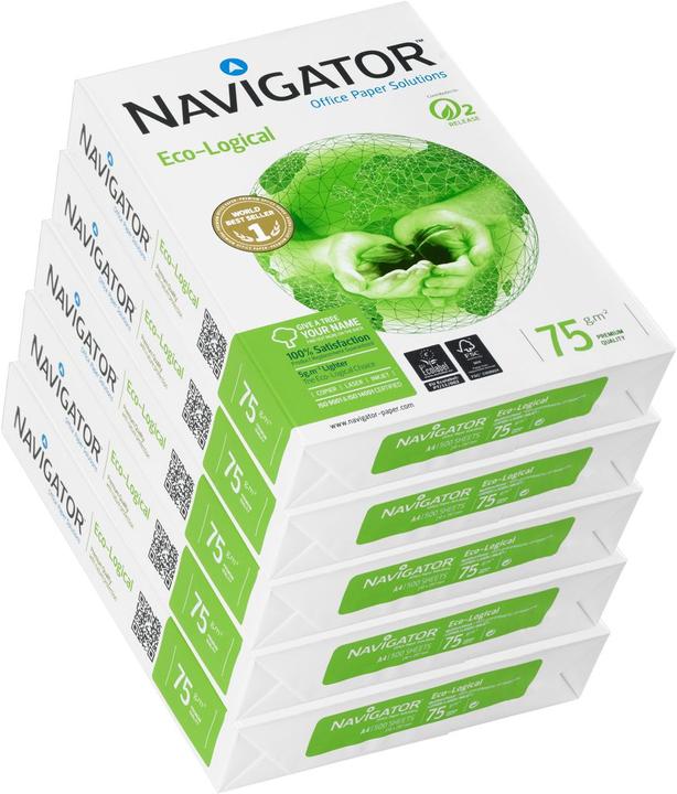 Immagine prodotto Navigator Eco-Logical (75 g/m², 2500 x, A4)