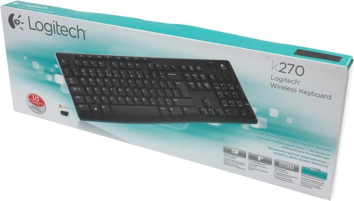 Actual product image Logitech NL K270 Wireless keyboard, US layout (Eng. Int., Wireless)