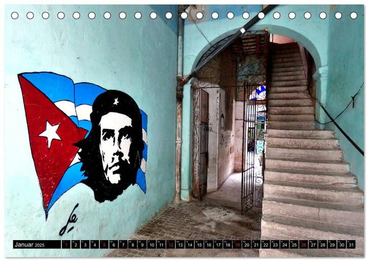 Actual product image CHE - Ernesto Che Guevara in Kuba (Tischkalender 2025 DIN A5 quer), Monatskalender (A5, German)