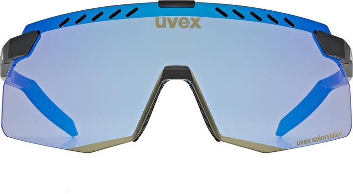 Productafbeelding Uvex Sports fase S CV (zwart mat (blauw), Spiegelblauw)