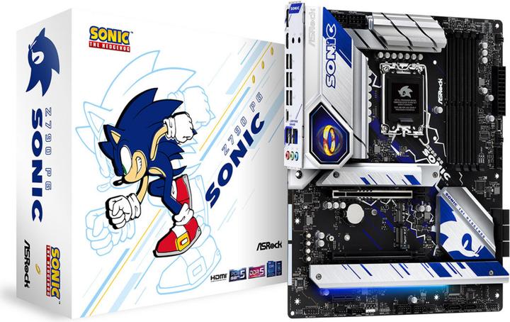 Image du produit AsRock Z790 Phantom Gaming Sonic (LGA 1700, Intel Z790, ATX)