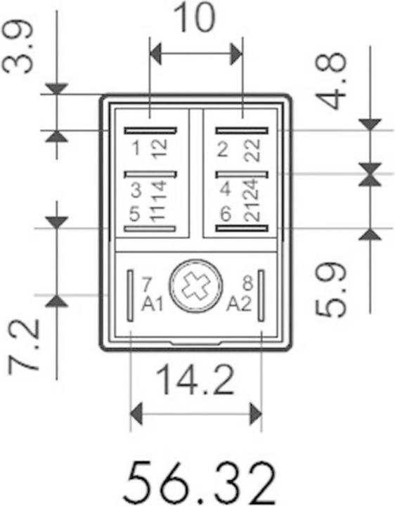 Image du produit Finder REL. 56 2RT 12A/24VCC