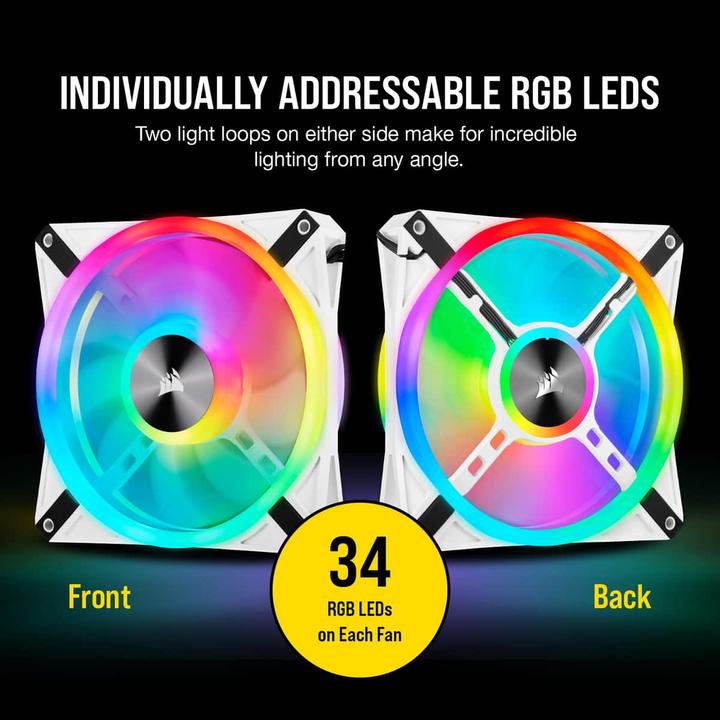 Image du produit Corsair iCUE QL140 RGB (140 mm, 2 x)
