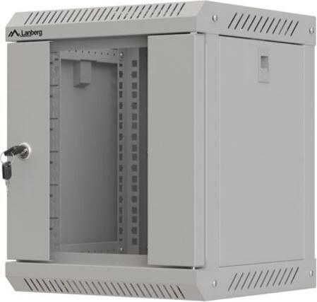 Actual product image Lanberg Szafa Instalacyjna Rack Wisząca 10 6u 300x300 Szara Drzwi Przeszklone (Flat Pack) (5.71 RU, 10 inch rack)