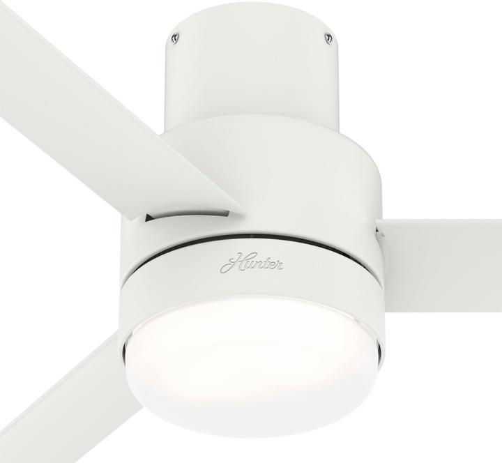 Actual product image Hunter Fans Deckenventilator Gilmour Weiss mit Licht (40.50 dB)