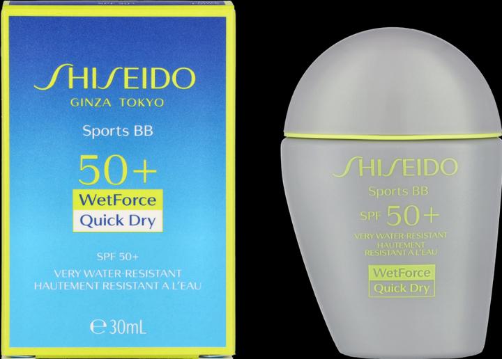 Actual product image Shiseido Sports BB (Sun cream face, SPF 50, 30 ml, 63 g)