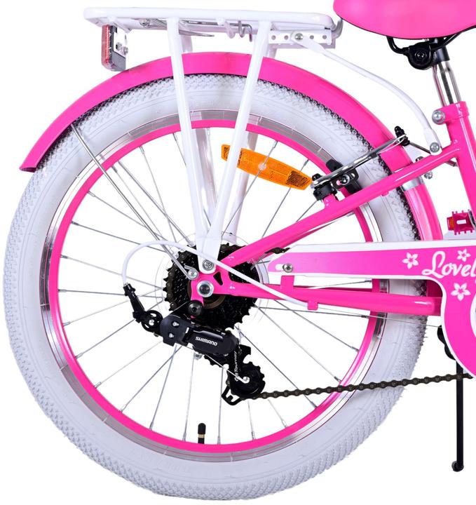 Produktbild Volare Lovely Kinderfiets - Meisjes - 20 inch - Roze - 7 versnellingen (20")