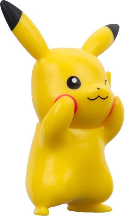 Image du produit Jazwares Pokémon Battle Figure Set Figurines Lot de 3 Pikachu #8, Mauzinger, Resladero 5 cm