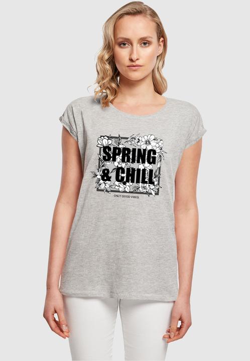 Actual product image Merchcode Ladies Spring And Chill Extended Shoulder Tee - 113645 (S)