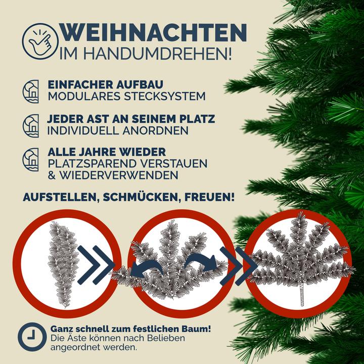 Actual product image Casaria Christmas tree (150 cm)