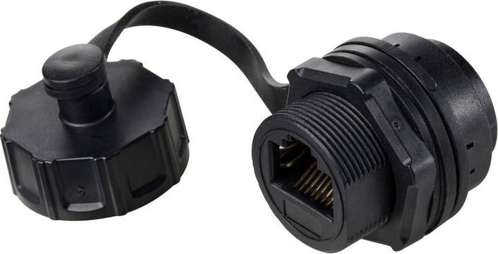 Produktbild Tru Components RJ45 Einbaubuchse rund TC-12770440 Einführhilfe für RJ45 1 S