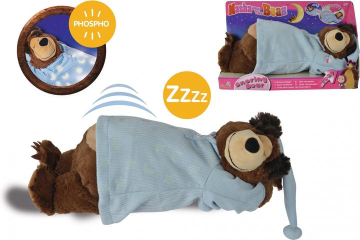Produktbild Simba Masha Schnarchbär (40 cm)