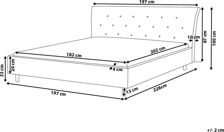 Actual product image Beliani Saverne (180 x 200 cm)