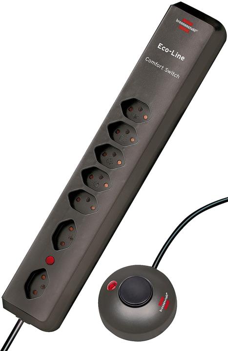 Immagine prodotto Brennenstuhl Interruttore Comfort Eco-Line (7 x, Tipo 13, 2 m)