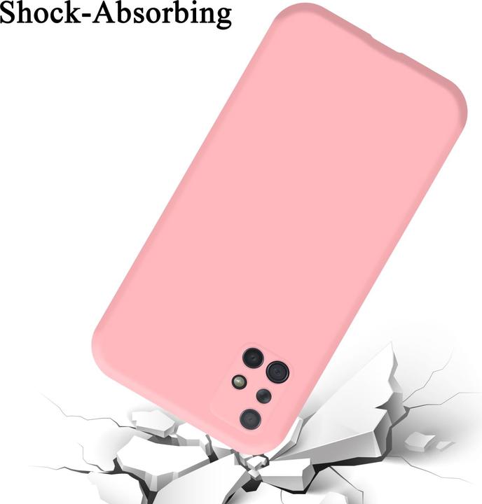 Actual product image Cadorabo TPU Liquid Silicone Case Cover (Samsung Galaxy A71)