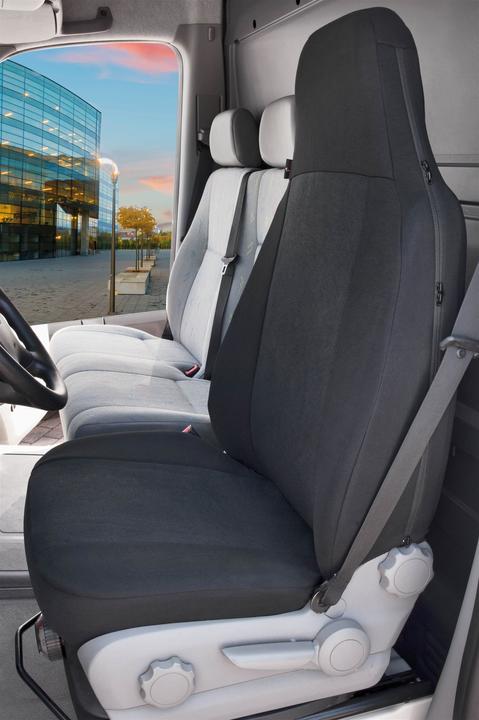 Actual product image Walser Universal highback car seat cover with zipper for seats with integrated headrests