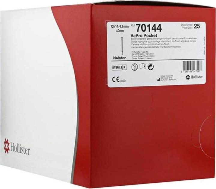 Immagine prodotto Hollister Incorporated VaPro Plus Pocket CH14 40cm 25 pezzi