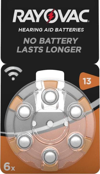 Immagine prodotto Rayovac Batt.Acoustic S. 10 Confezione da 6 (6 pz., PR70, 105 mAh)