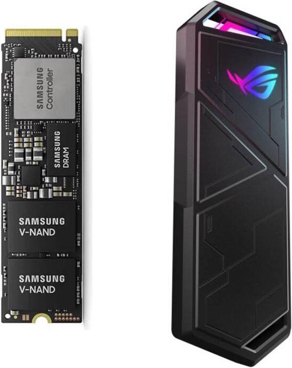 Produktbild Samsung PM9A1 + Asus ROG Strix Arion Lite Gehäuse