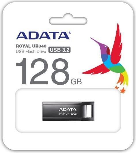 Produktbild Adata UR340 USB flash drive USB Type-A 3.2 Gen 2 (3.1 Gen 2) Black (128 GB, USB-A)
