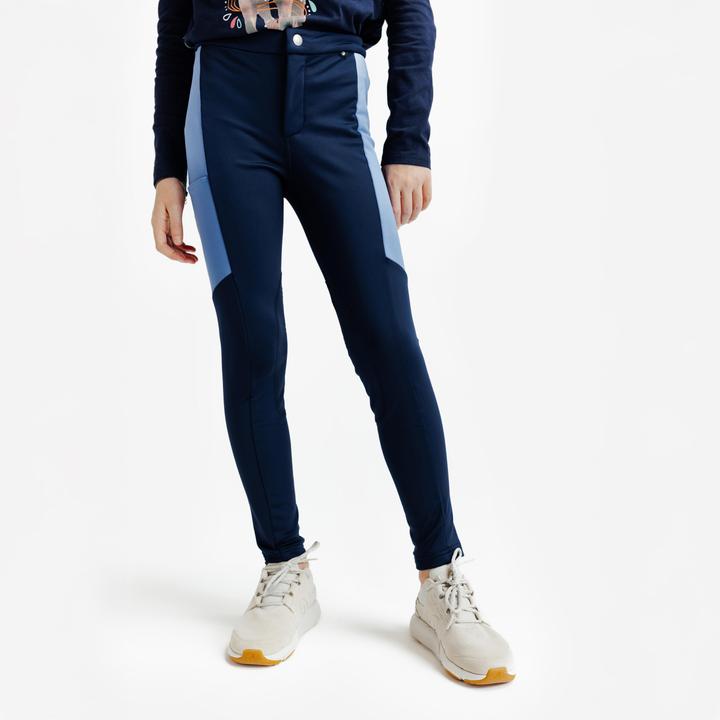 Produktbild Fouganza Winter-Reithose Kinder blau/hellblau (140)