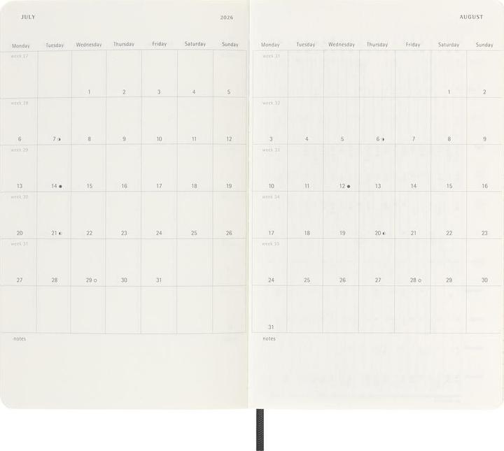 Image du produit Moleskine Agenda des élèves (13 x 21 cm, Anglais)