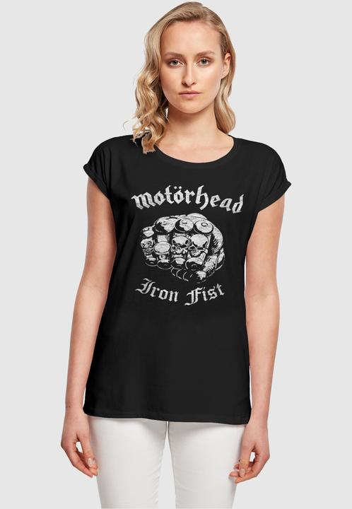 Produktbild Merchcode Ladies Motorhead - Iron Fist Extended Shoulder Tee - 117413 (M)