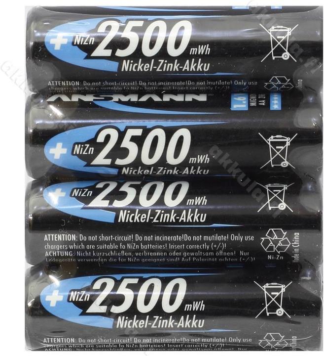 Immagine prodotto Ansmann NiZN Akku (4 pz., AA, 1500 mAh)