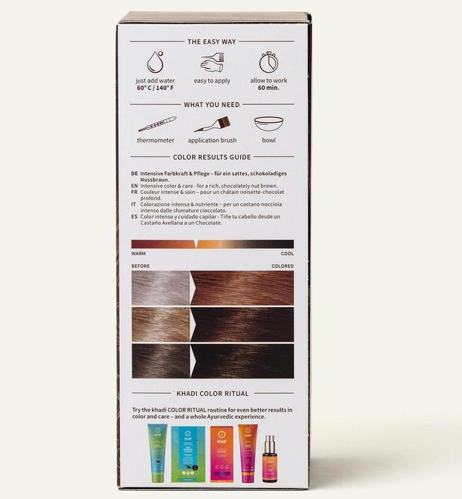 Immagine prodotto Khadi Colore dei capelli delle piante (Dado marrone)