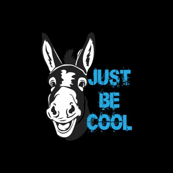 CreaDiva Iron-on decal Just Be Cool, 150mm x 150mm (1 x)