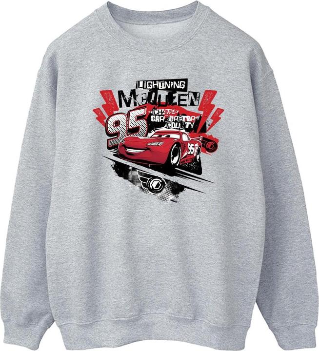 Disney Cars Lightning McQueen Collage Sweatshirt (M)