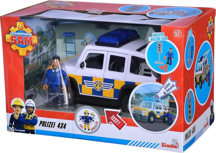 Image du produit Simba FS Sam police car 4x4 with figure
