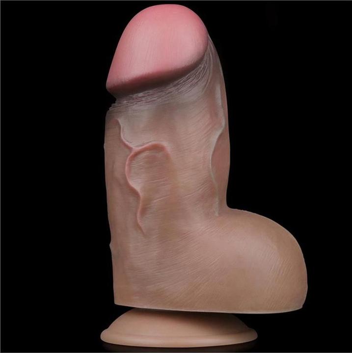 Produktbild Lovetoy Zweischichtiger Platin-Silikondildo 7