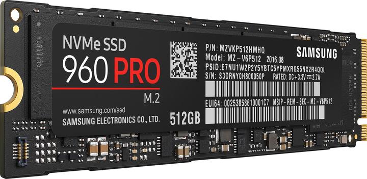 Actual product image Samsung 960 Pro (512 GB, M.2)