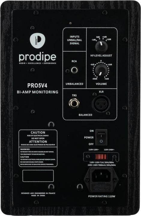 Actual product image Prodipe Studiomonitor Pro5 V4 BW (Active, Pair, 1x 75 W)