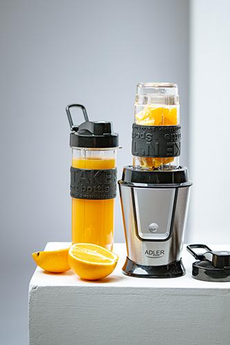 Produktbild Adler Mixer AD 4081 Tabletop, 800 W, Jar material BPA Free Plastic, Jar capacity 0.57 and 0.4 L, Ice crush (EU-Stecker, 800 W)