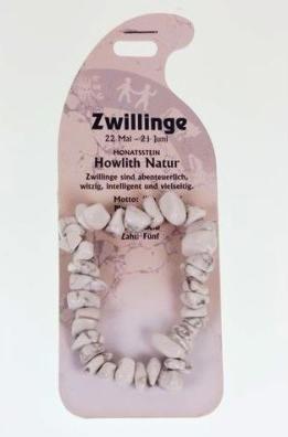 Immagine prodotto Roost Bracciale Gemini G239 Howlite naturale (Howlite bianca)