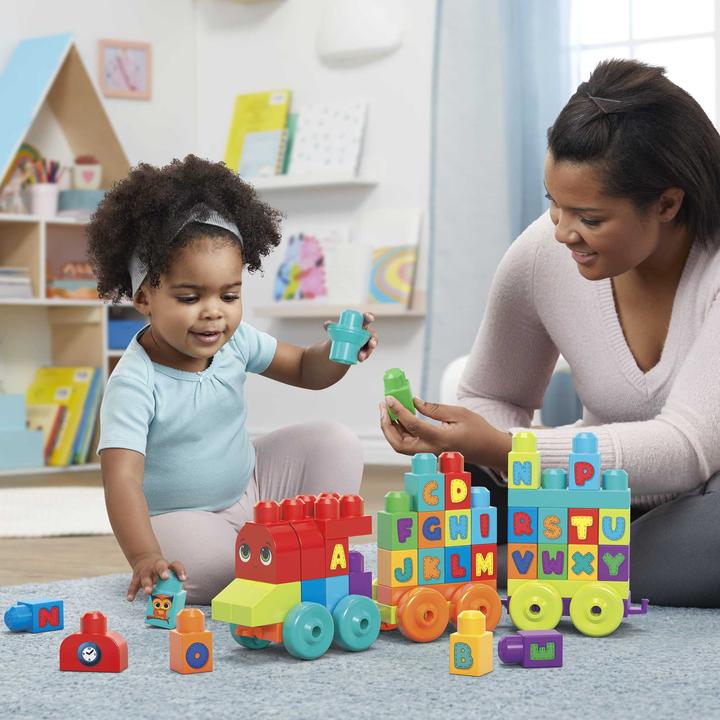 Productafbeelding Mega Bloks ABC Leren Trein (60 stuks)