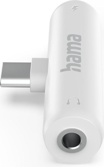 Produktbild Hama Audio-Adapter inkl. Ladefunktion (USB Typ C, 3.5mm Klinke)