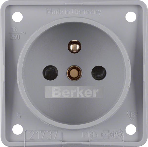Produktbild Berker Integro Flow Einzelsteckdose mit