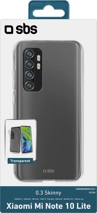 Produktbild SBS Skinny Cover Xiaomi Mi Note 10 Lite, transparent (Xiaomi Mi Note 10 Lite)
