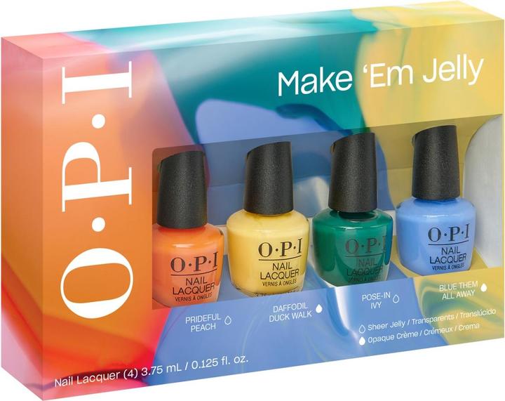 Actual product image OPI Make 'Em Jelly - 4er Mini Pack (Colour paint)