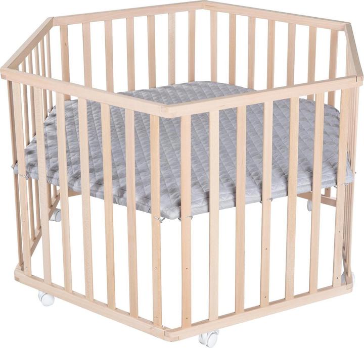 Roba Parc Cosiplay hexagonal (121 cm, 106 cm, Hêtre)